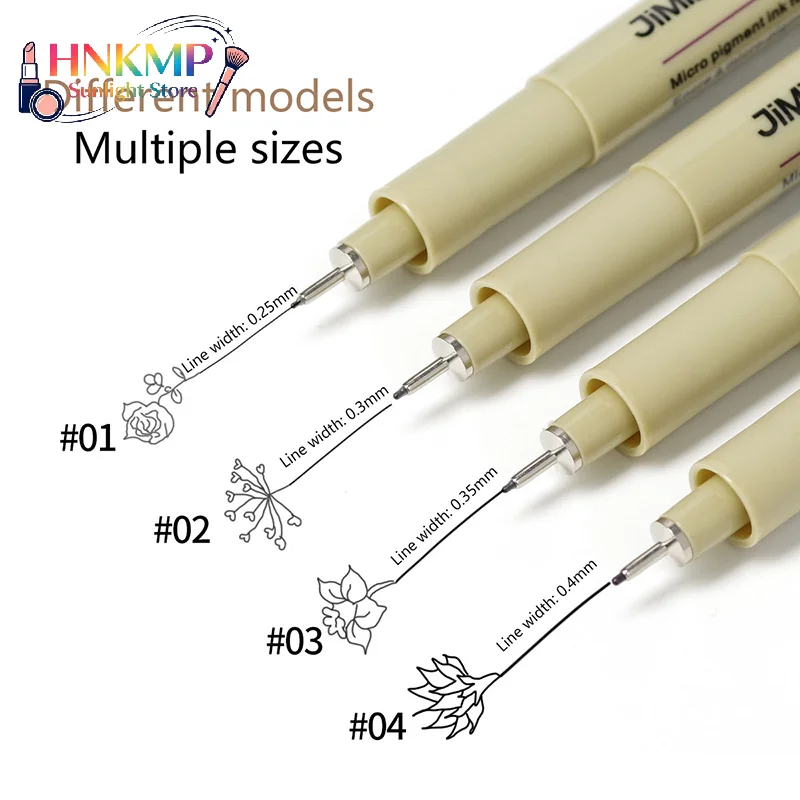 Waterproof Nail Art Graffiti Liner Pen Gel Drawing Line Pen Detail Sketching Nail Painting Pen DIY Nail Design Tools