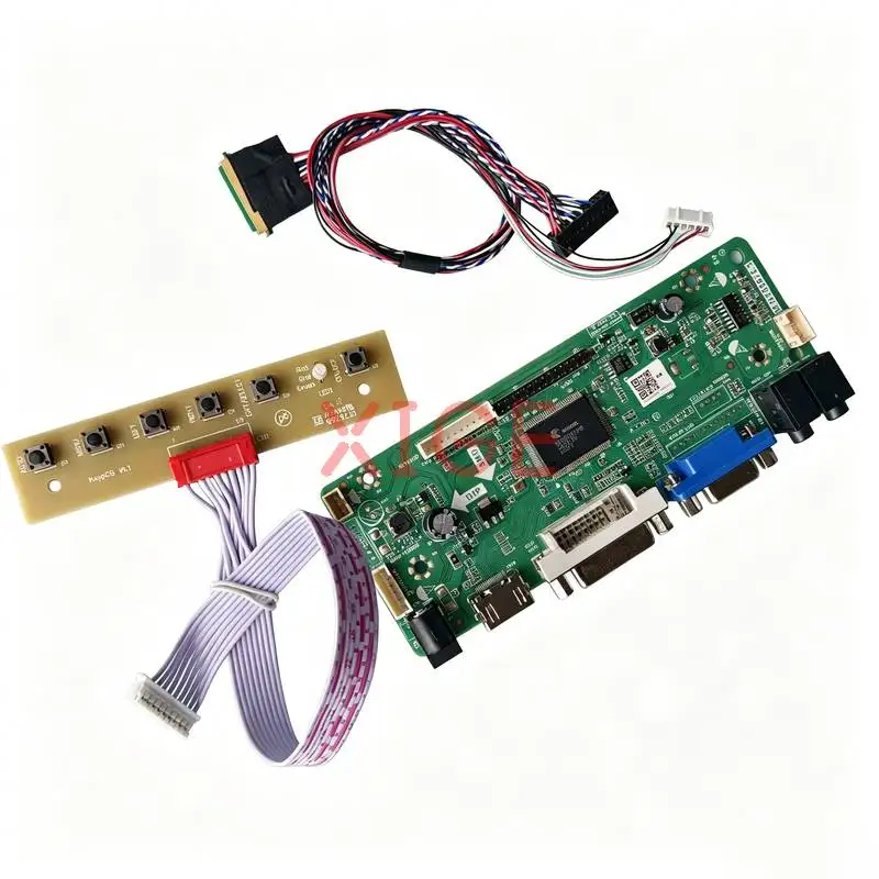For LTN101NT08 LTN101NT05 LTN101NT06 LTN101NT07 Drive Board Kit Laptop Display Screen HDMI+DVI+VGA 40 Pin LVDS 1024*600 1024x600
