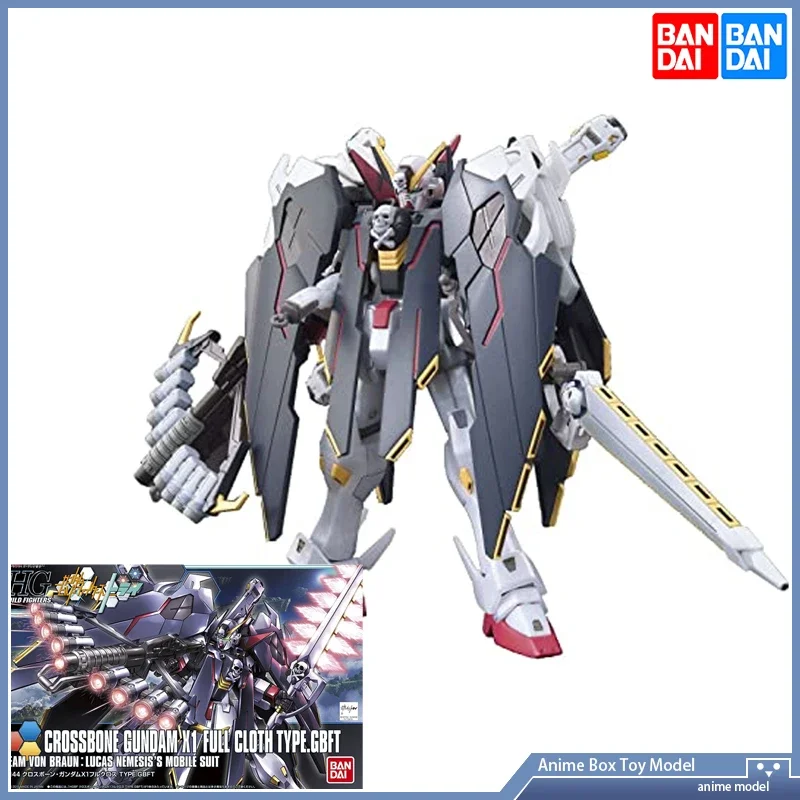 

[In Stock] Bandai HGBF 035 1/144 X1 CROSSBONE GUNDAM FULL CLOTH TYPE GBFT Gundam Assembly model