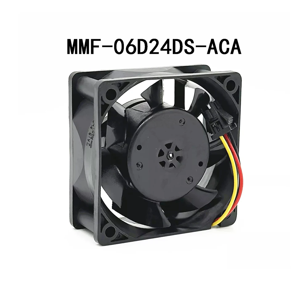 Silent Inverter Cooling Fan MMF-06D24DS-ACA 24VDC 0.10A 60*60*25MM Industrial Server