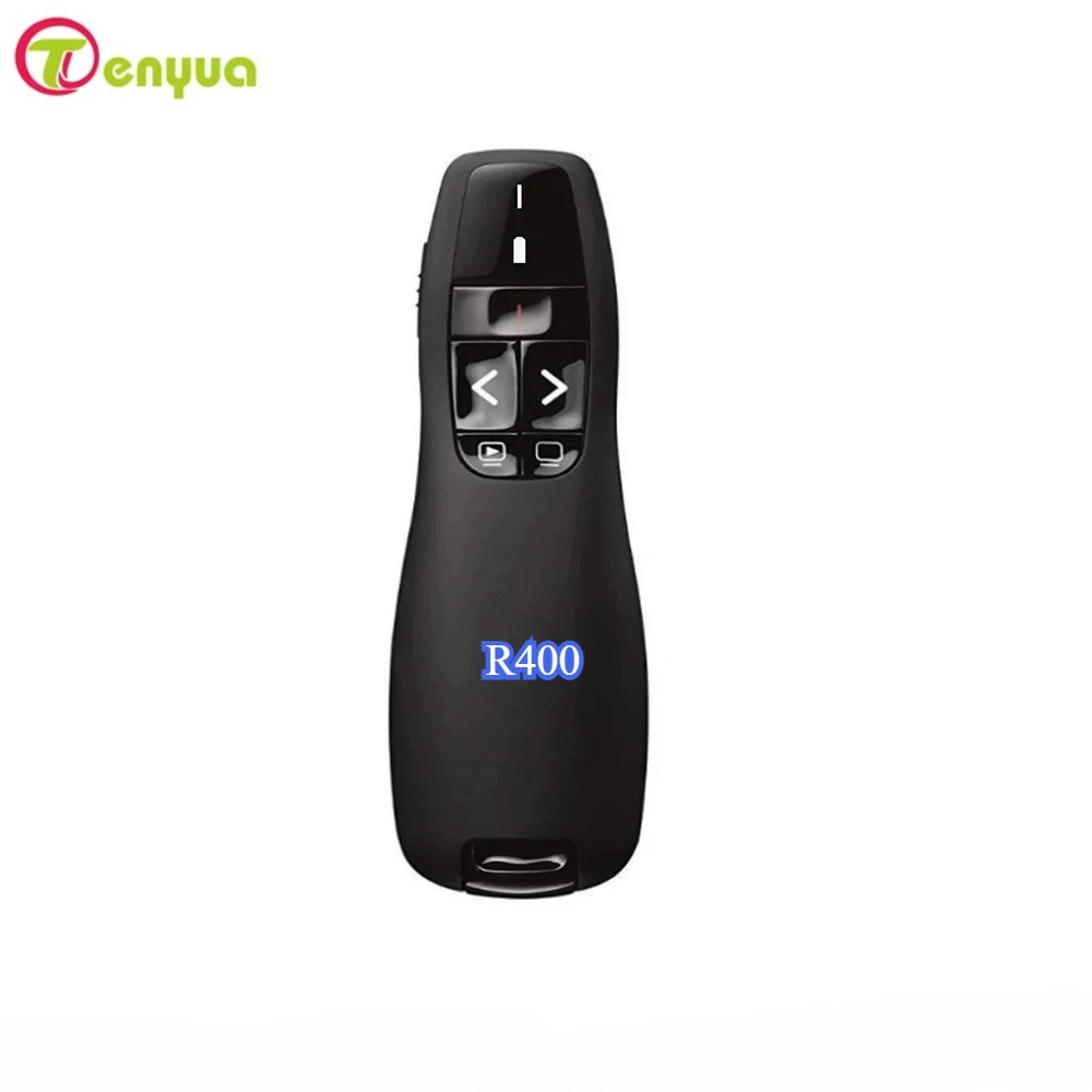 TenYua R400 USB مقدم لاسلكي مؤشرات حمراء القلم PPT PowerPoint صفحة عرض صعودا وهبوطا معلم التحكم عن بعد