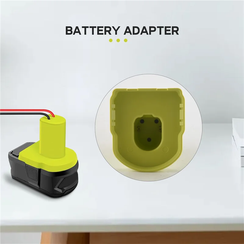 

Новый показано-адаптер аккумулятора Power Wheels для Ryobi One + литий-ионный аккумулятор 18 В, преобразователь аккумулятора для электроинструмента с проводом 12 калибра