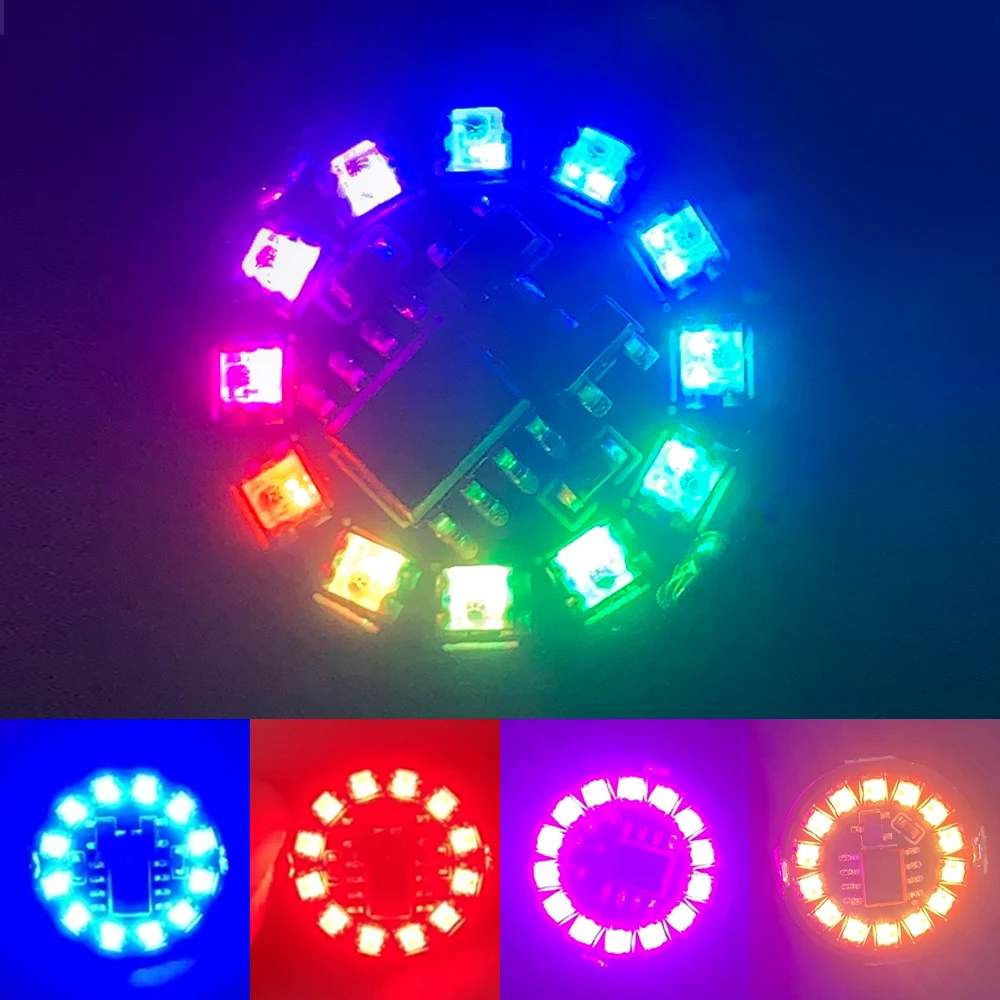 4 Mode Colorful Magnetic Control Lamp Wireless LED Light Magnet Induction Lamp DIY Anime Landscape Diorama Model Without Battery
