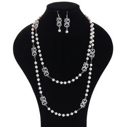 Fashion Pearl Strand Chain Choker Greek Letters Sorority Delta Sigma DST 1913 Necklaces For Women Party Gifts