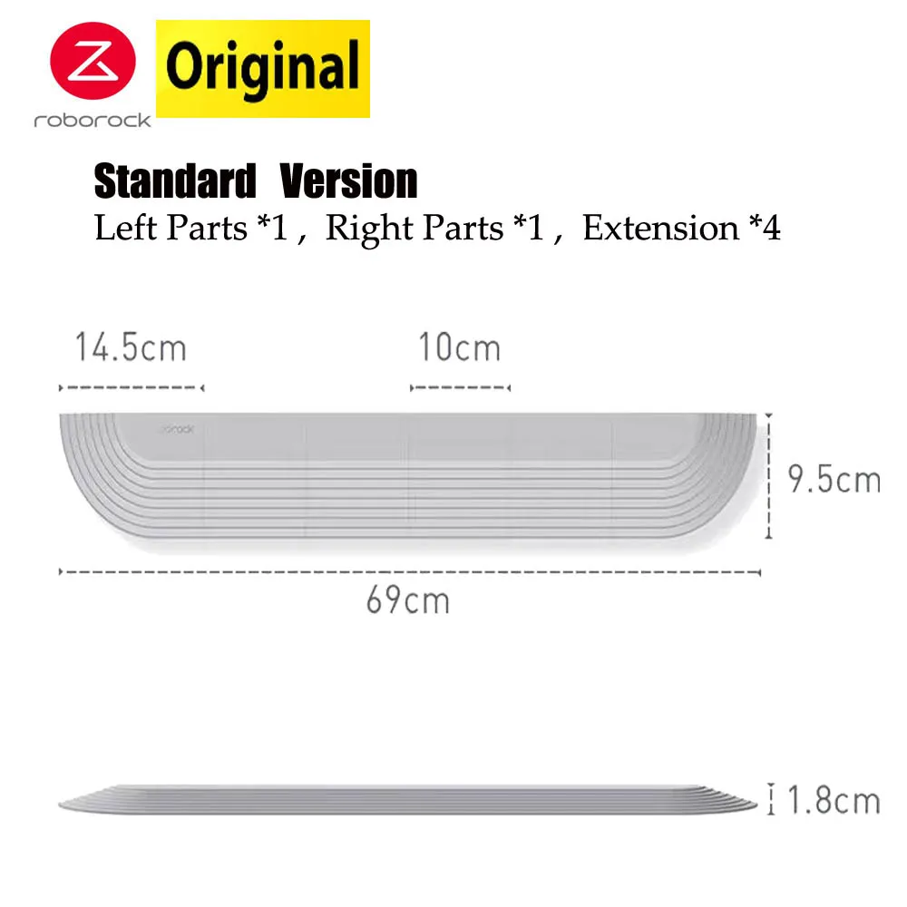 Originale Roborock Ramp Door Crossing Helper per roborock S8 S7 Q7 Q8 Q Revo S6 S5max S7 Maxv Tutte le Serie Robot Aspirapolvere