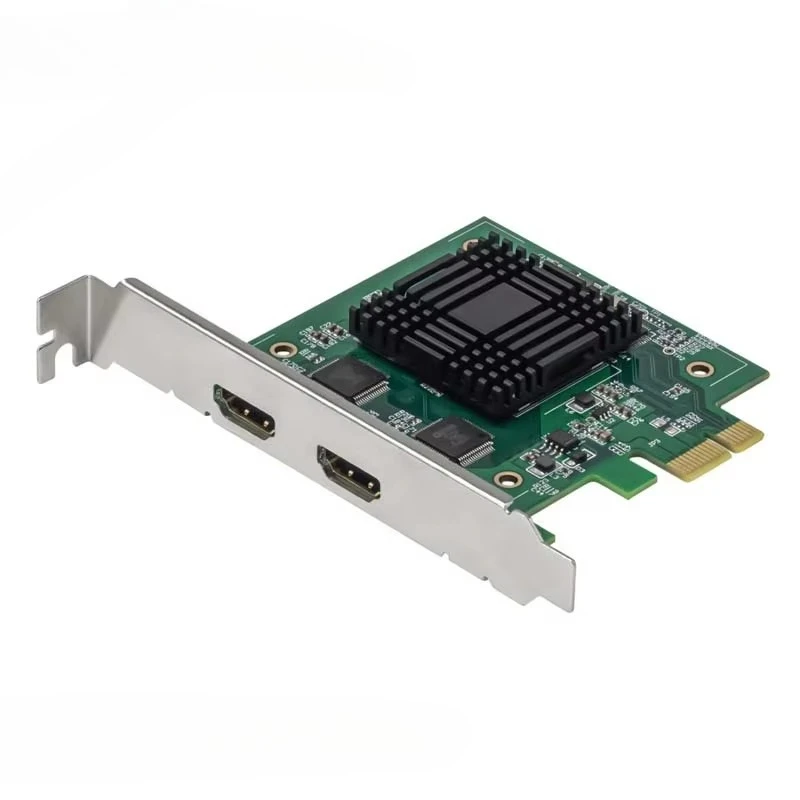 Dual Recorder Streaming Zoom Vmix OBS Wirecast 2 Channel HD 1080P for HDMl SDI Video Capture Card Box PCIE