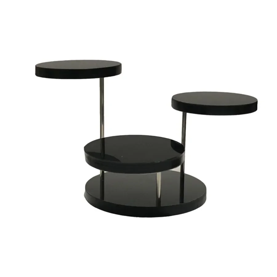 Acrylic Jewelry, Ring Jewelry, Jewelry Cake Display Stand, Three-layer Circular Jewelry Rotating Display Table