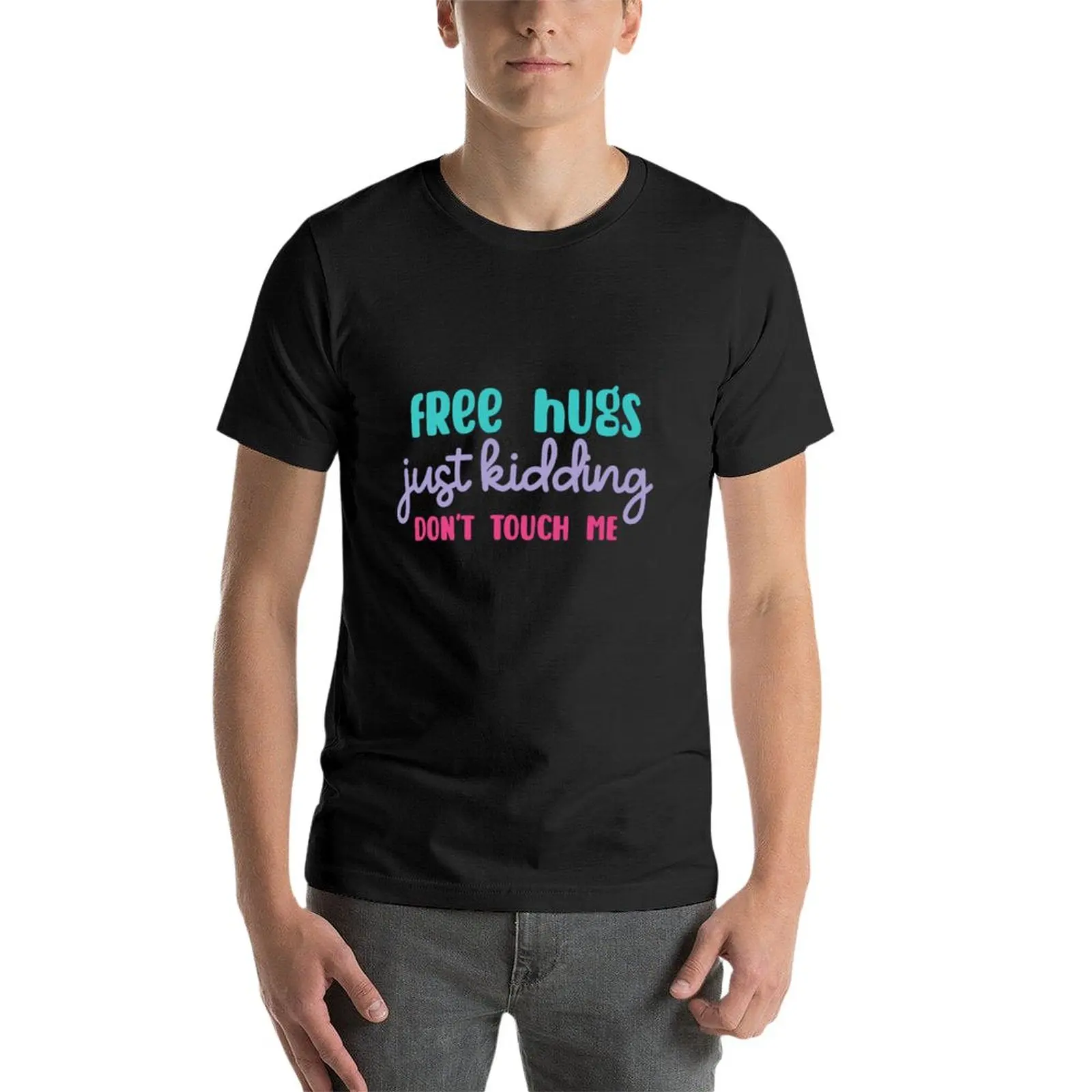 New Free Hugs Funny Quote T-Shirt t shirt man funny t shirt sweat shirts, men