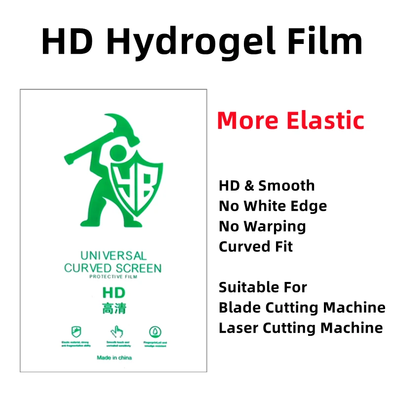 

10-50pcs HD Smooth Hydrogel Film For Intelligent Cutting Machine HD Screen Protector For All Mobile Phone Clear Protective Film