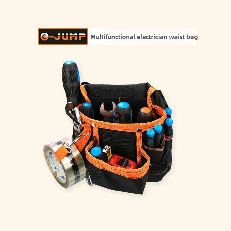 Multifunctional Electrician Waist Bag Tool Bag Repair Bag Multifunctional Multi-pocket Large Capacity Hanging Bag
