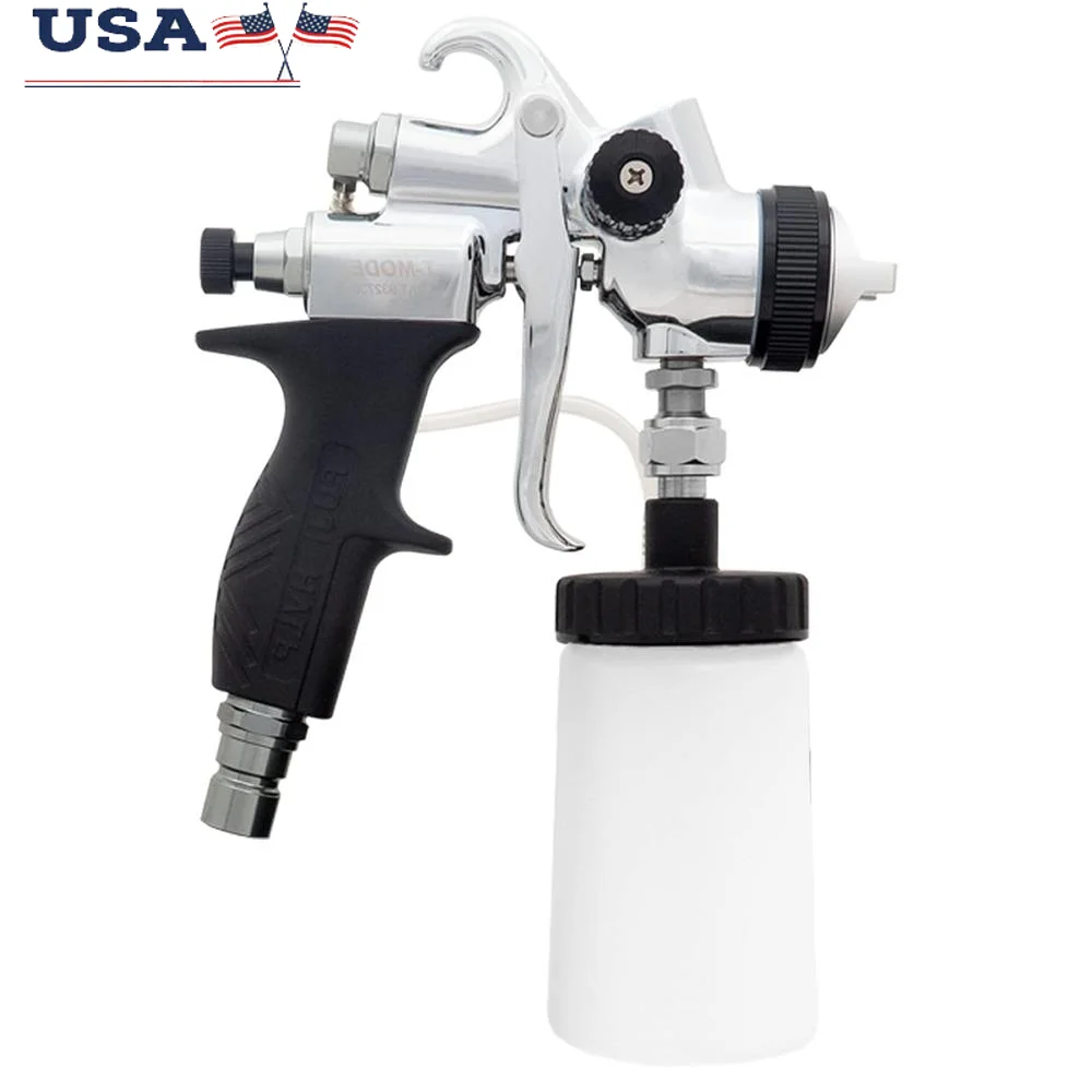 4200 T-PRO Spray Gun Bottom Feed Air Powered Adjustable Fluid Control Ergonomic Stay Cool Handle Professional Non-Bleed