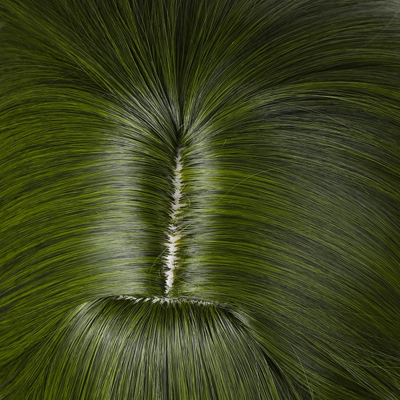 Ubel Cosplay Peruca 50 cm de comprimento rabo de cavalo cabelo sintético resistente ao calor