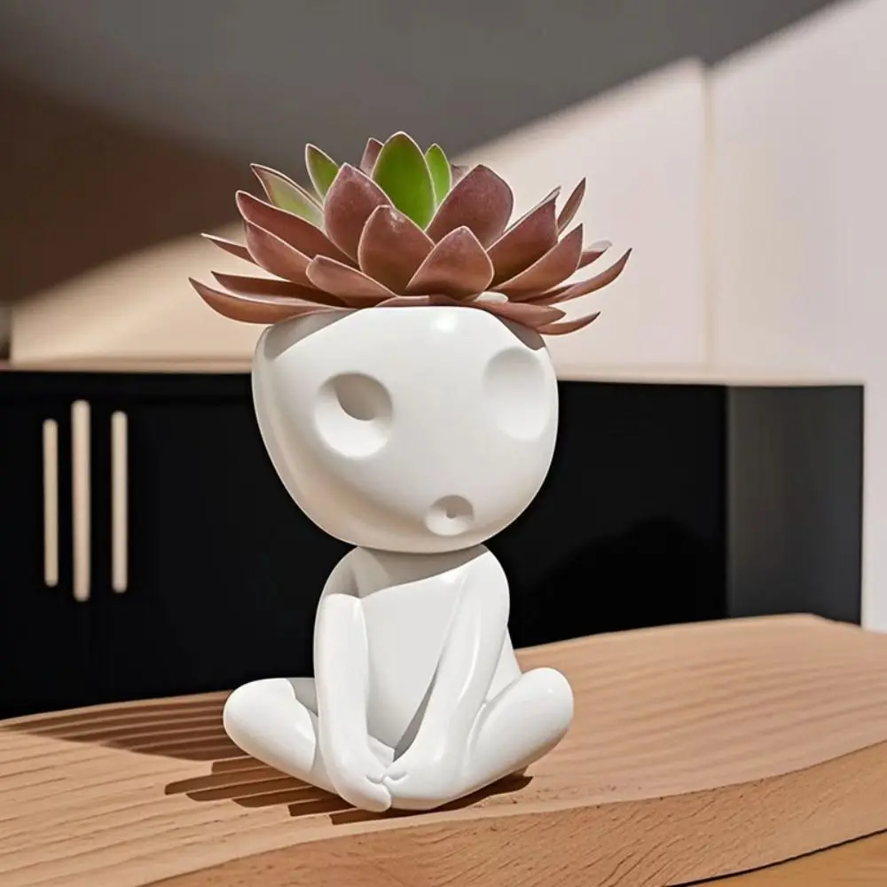 

Hydroponic Plant Utensils Minimalist Flower Pot Creative Abstract Vase Handicraft Cute Hydroponic Flower Holder Gift