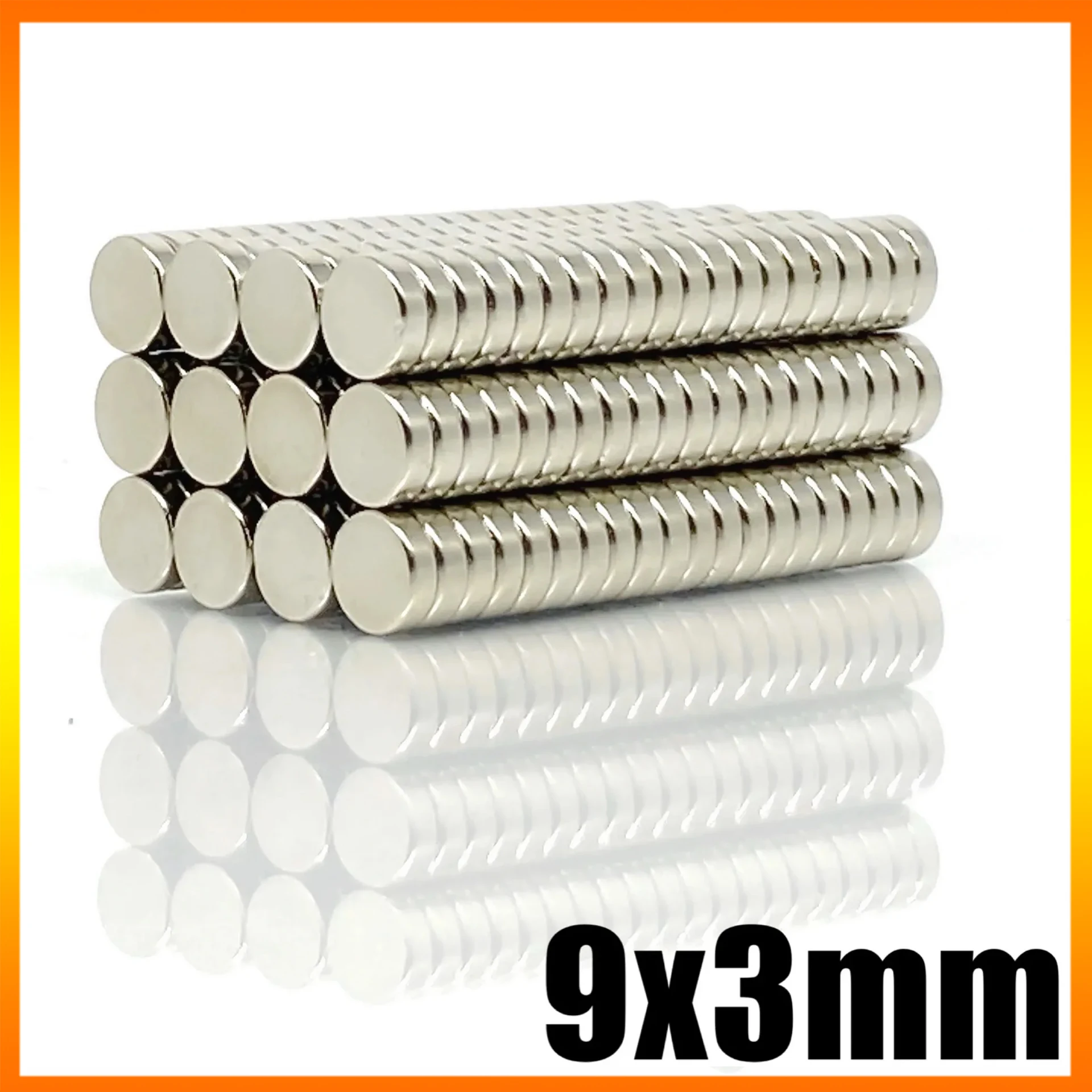 

9x3mm Magnet Round Strong Accessory Garage Tool Office Refrigerator Craft Kitchen Fridge 9*3mm 10-1000pcs