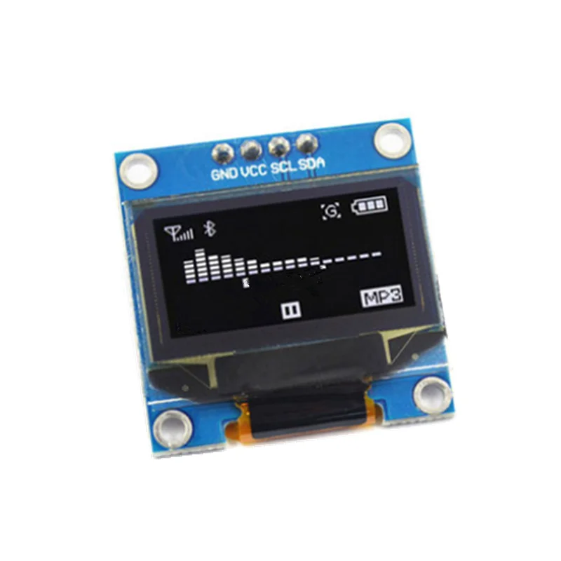 0.96 inch IIC Serial 4pin White/Blue/Yellow Blue OLED Display Module 128X64 12864 LCD Screen Board for arduino 51 single chip