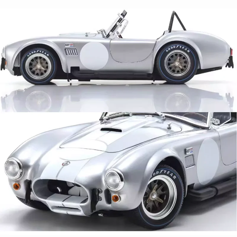 Diecast Original 1:18 Scale Shelby Cobra 427 S/C Simulation Alloy Car Model Toys Gift Adult Fans Collectible Static Display