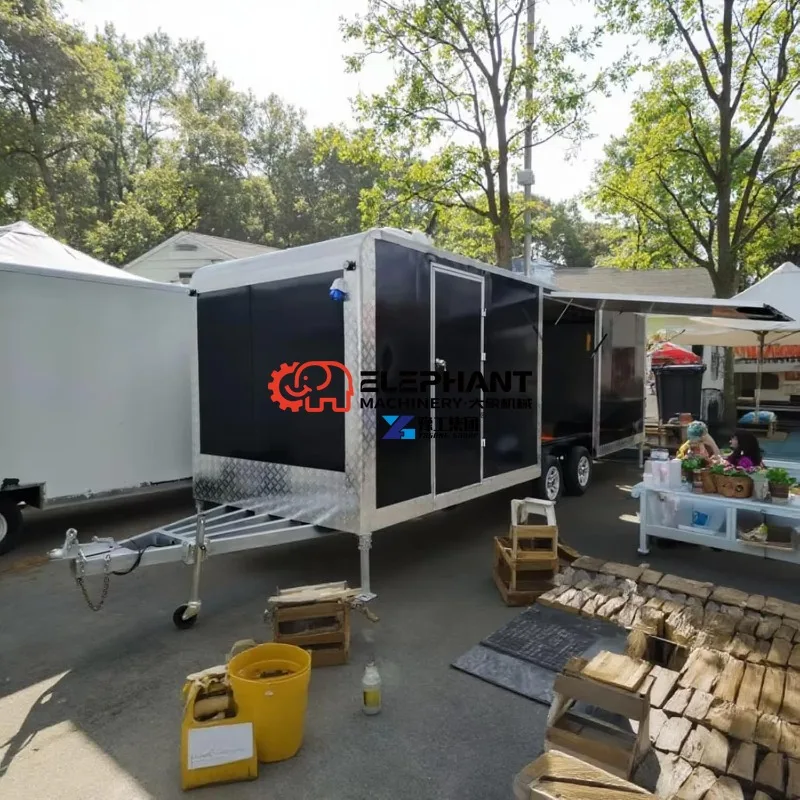 Mobile Food Truck with Multi-Functional Storage, Heavy-Duty Power System & Real-Time Water Treatment, Perfect