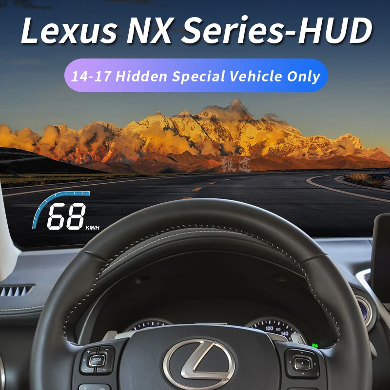 Yitu HUD suitable for Lexus NX200 300 modified hidden dedicated head up display vehicle speed projection