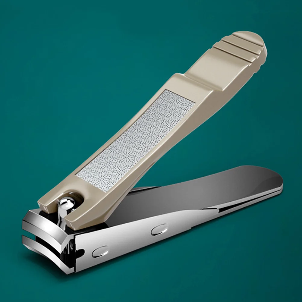 

3Pcs Stainless Steel Nail Clippers Anti Splash Design Comfortable Grip Easy Cutting Action for All Nails Types