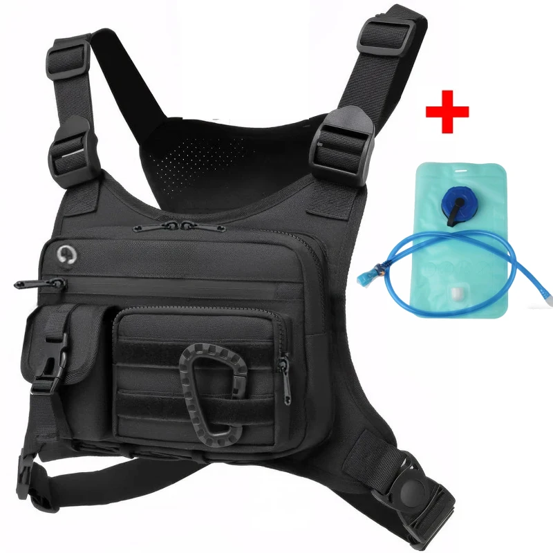 

Тактическая нагрудная сумка для активного отдыха, унисекс, для бега, велоспорта, EDC, тренировок, спортивная нагрудная сумка для мужчин и женщин