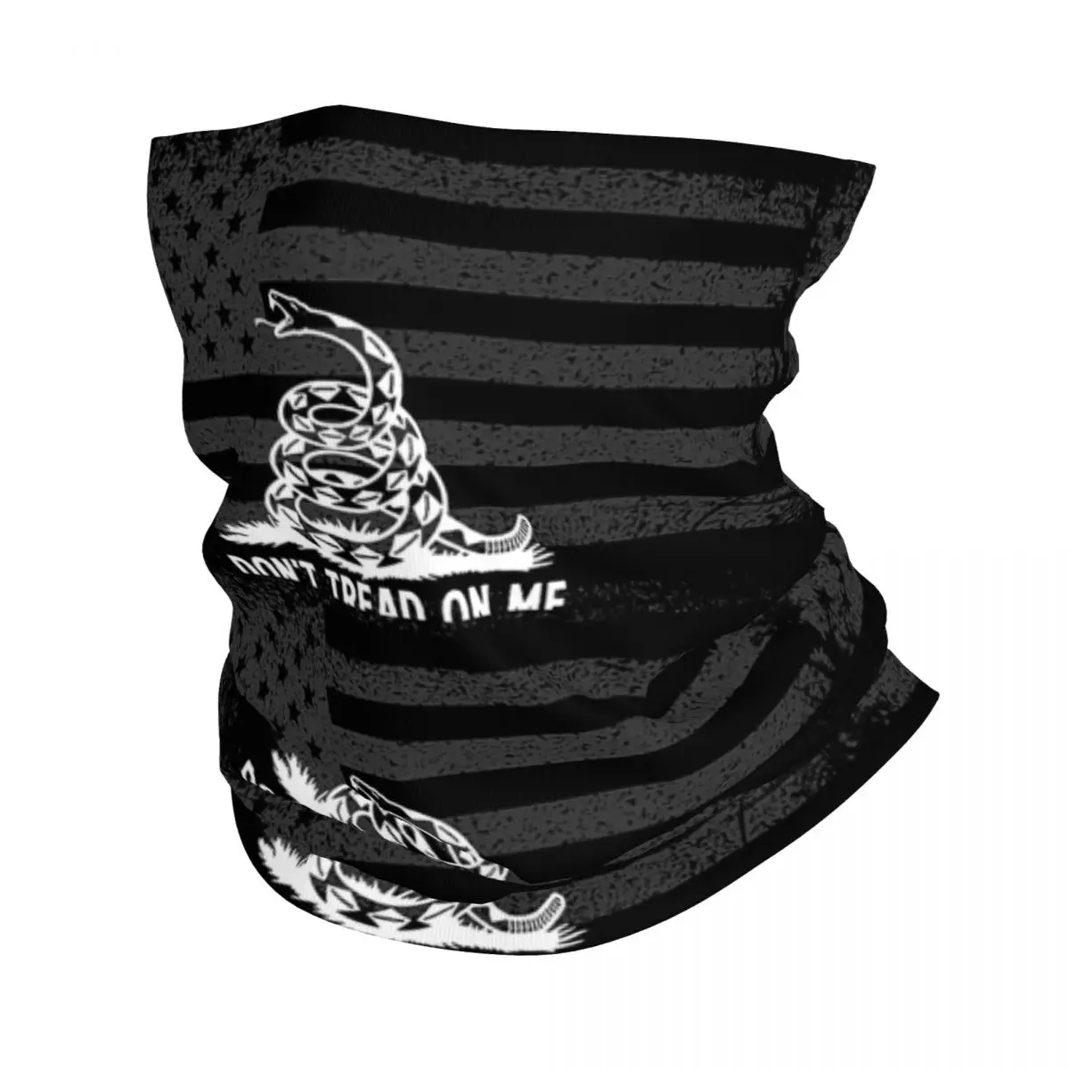 Fishing Dont Tread On Me American Flag Bandana Neck Gaiter Printed Balaclavas Mask Scarf Warm Headband Outdoor Sports Adult