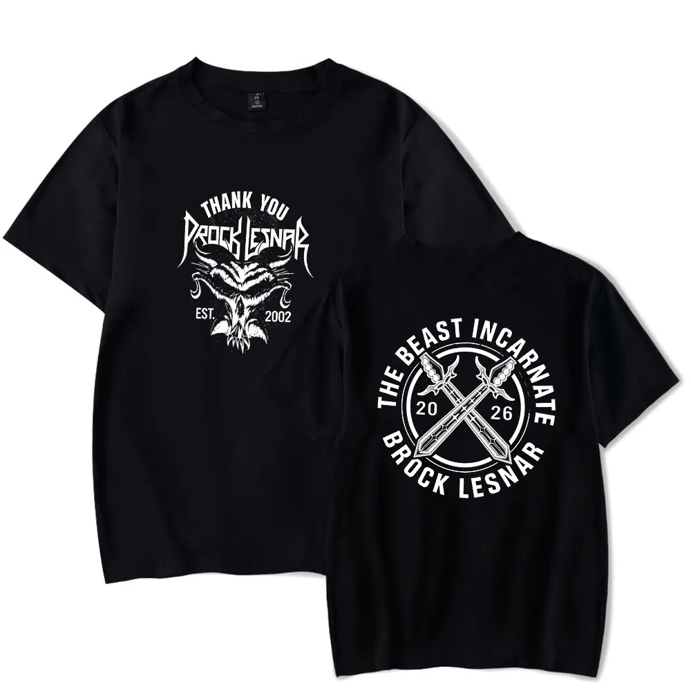 Brock Lesnar Merch Tee Unisex T-shirt Men Short Sleeve Tee Causal Tops Clothes Female Y2K Tops