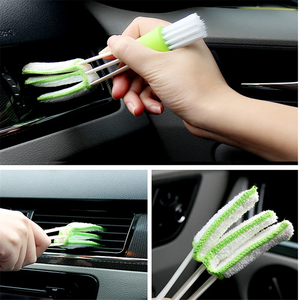 2018 car cleaning brush Accessories for Hyundai Solaris 2 Elantra i30 i35 i40 Tucson Kona 2015 2016 2017 2018