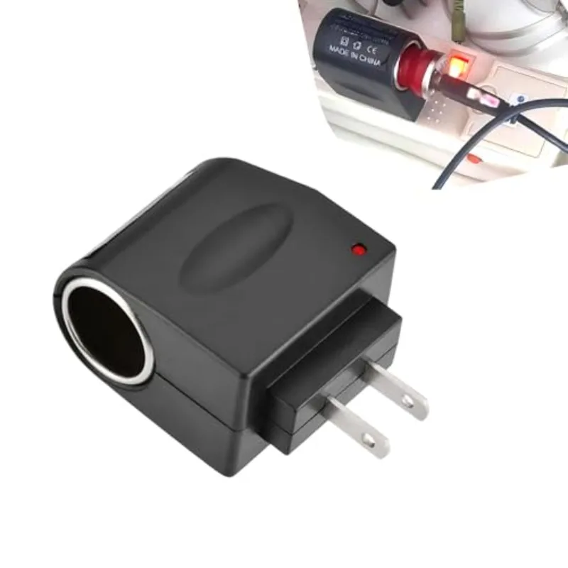 Car Cigarette Lighter Adapter AC 220V To DC 12V EU US Plug Converter Wall Power Socket Plug Adapter Auto Converter Car Accessory