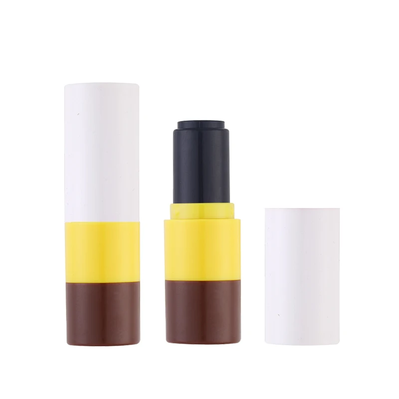 Cosmetic Lip Balm Lipstick Tube Round Colourful Iron 25g Empty Container 12.1 Lip Gloss Tube Lip Glaze Lip Honey Bottle