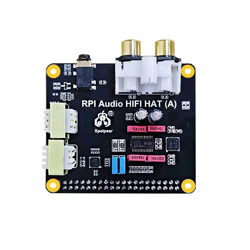 1 Buah Aspberry Pi 5 PCM5122 I2S HIFI Kartu Suara Ekstensi DAC Juga Mendukung PI4/PI3/Zero Seri Penuh