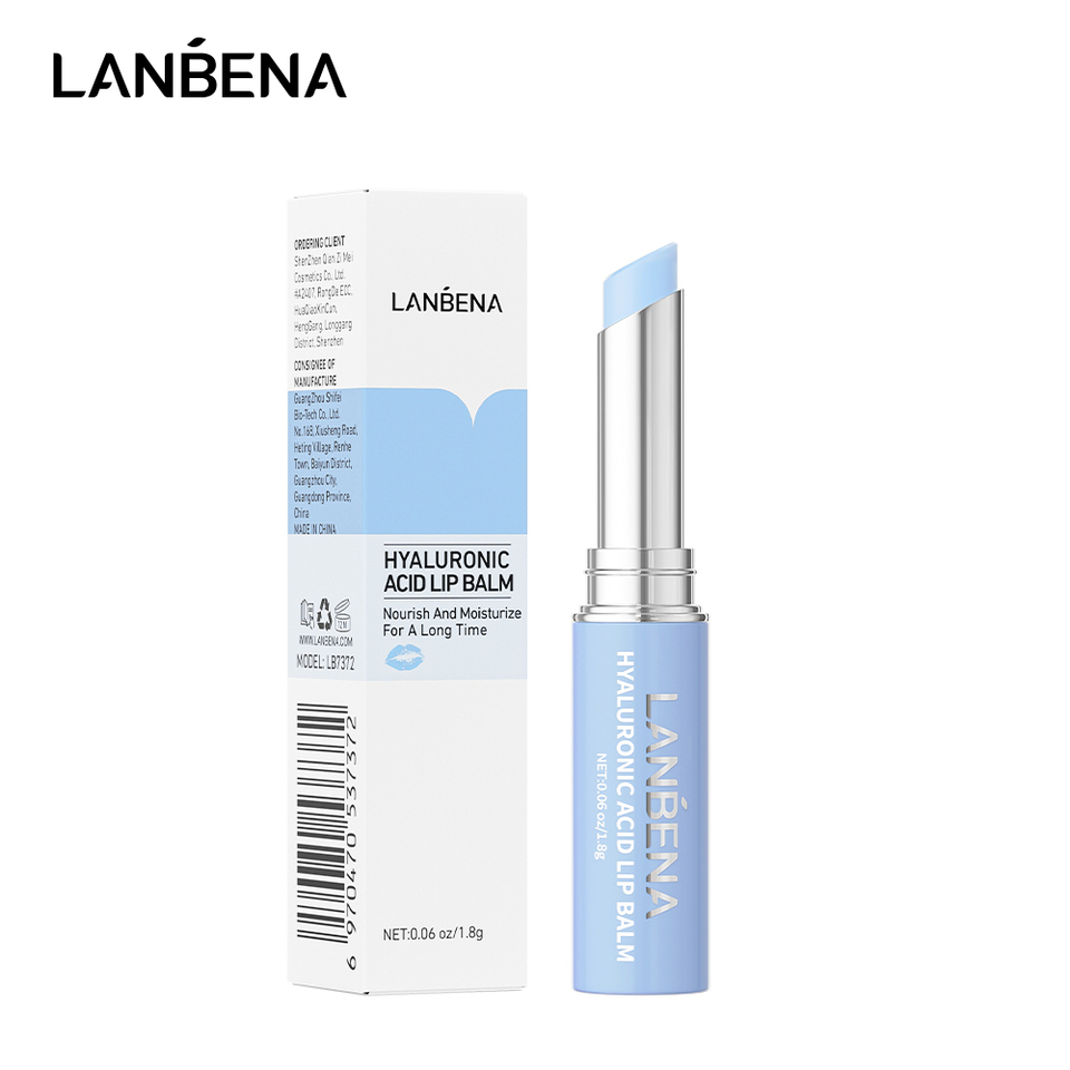  LANBENA  Hyaluronic Acid Long-lasting Nourishing Lip Balm Lip Plumper Relieve Dryness Reduce Fine Lines Moisturizing Lip Care 