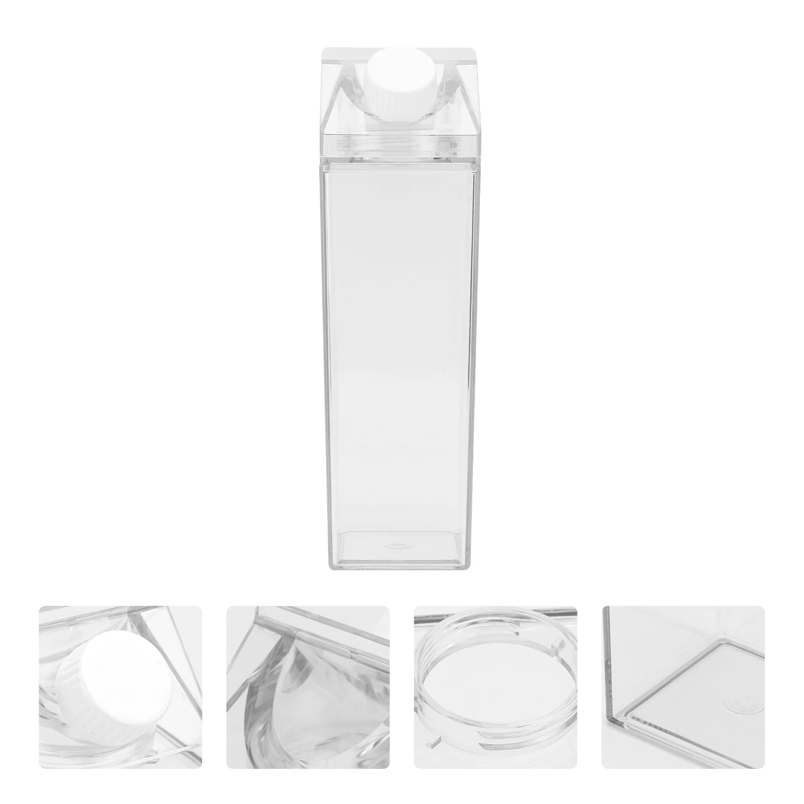 

Transparent Leak Proof Milk Bottle Plastic 500ml Drink Container for Juice Soda Water Storage Transparent Plastic Bottle