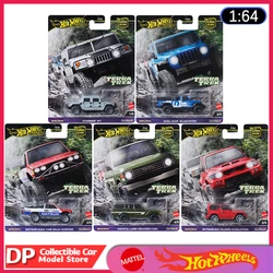 Hot Wheels 1:64 Car Culture Terra Trek 5 Cars Set Jeep Hummer Toyota Diecast Vehicle Model Cars Toys FPY86, Ship Now