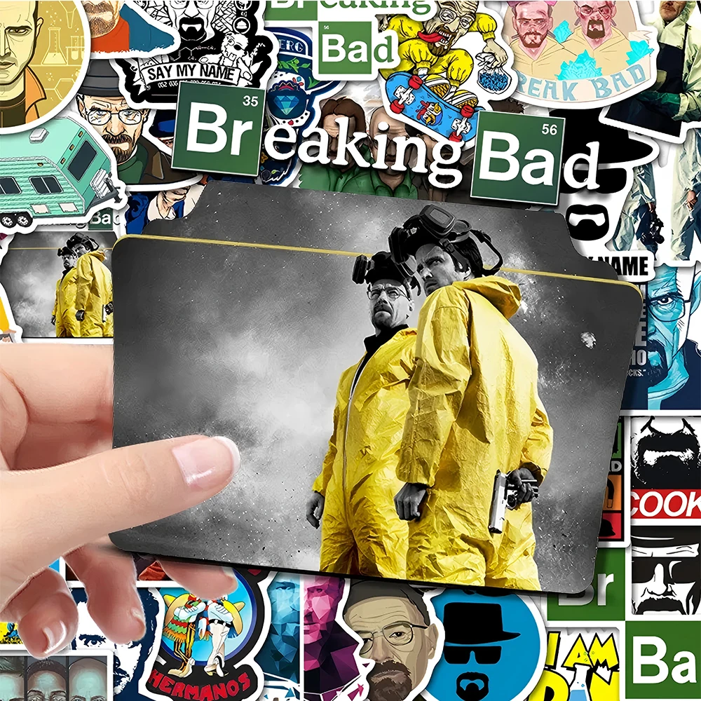

10/30/53pcs TV Show Breaking Bad Stickers Decals DIY Graffiti Laptop Luggage Motorcycle Waterproof Cartoon Vinyl Sticker Packs