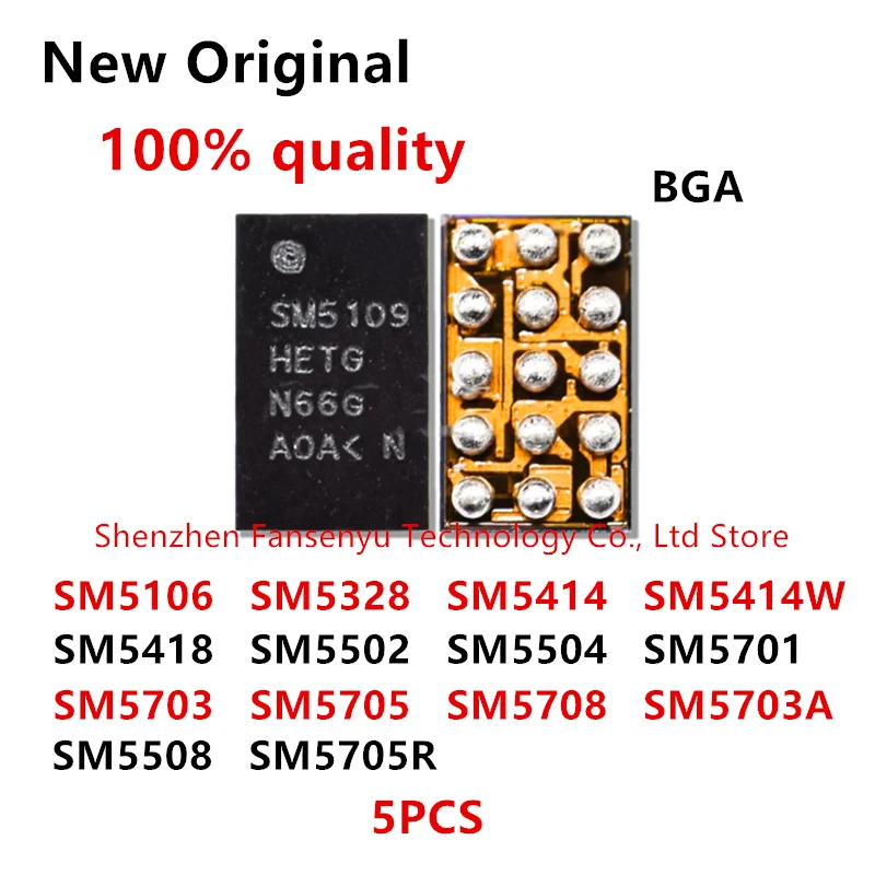 

(5piece)100%New SM5106 SM5328 SM5414 SM5414W SM5418 SM5502 SM5504 SM5701 SM5703 SM5703A SM5705 SM5705R SM5708 SM5508 BGA Chipset