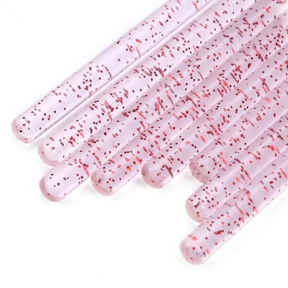 8 pezzi di pennelli per nail art in polvere acrilica, sfumatura francese, punte per gel UV, decorazione, set di pennelli per pittura all'ingrosso