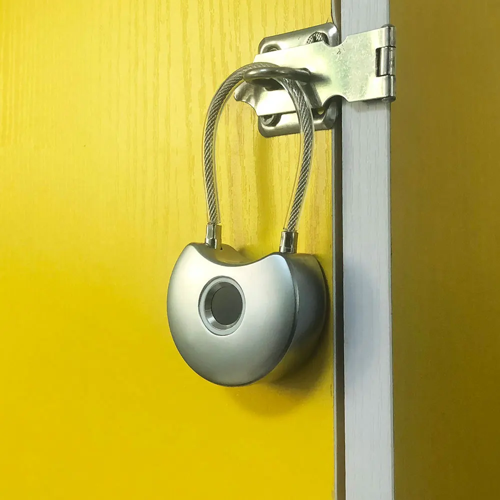 Tuya Smart Padlock Fingerprint Waterproof USB Charging Quick Identification Unlock Sensor