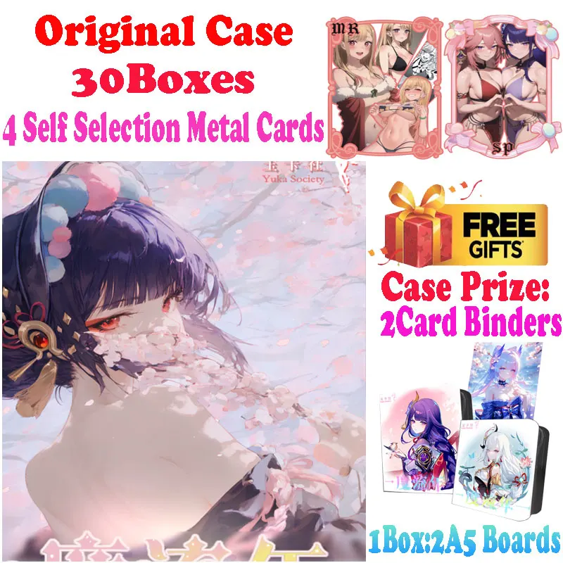 

Wholesale 2025 Lastest A5 Size Spend Fleeting Time Collection No duplicate Card Board Waifu Miko TCG Doujin Toys And Hobby Gift