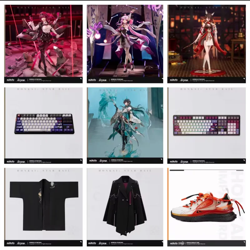 miHoYo Genuine Official Honkai Star Rail Lucky Blind Box Surprise Bag Cosplay Anime Gifts Manga Game Homo Peripheral Character