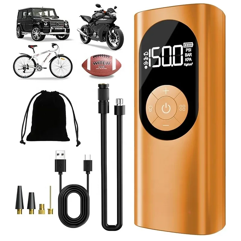 Smart Pressure Gauge Car Gadgets Air Compressed Electric Digital Tire Inflator Portable Pumps