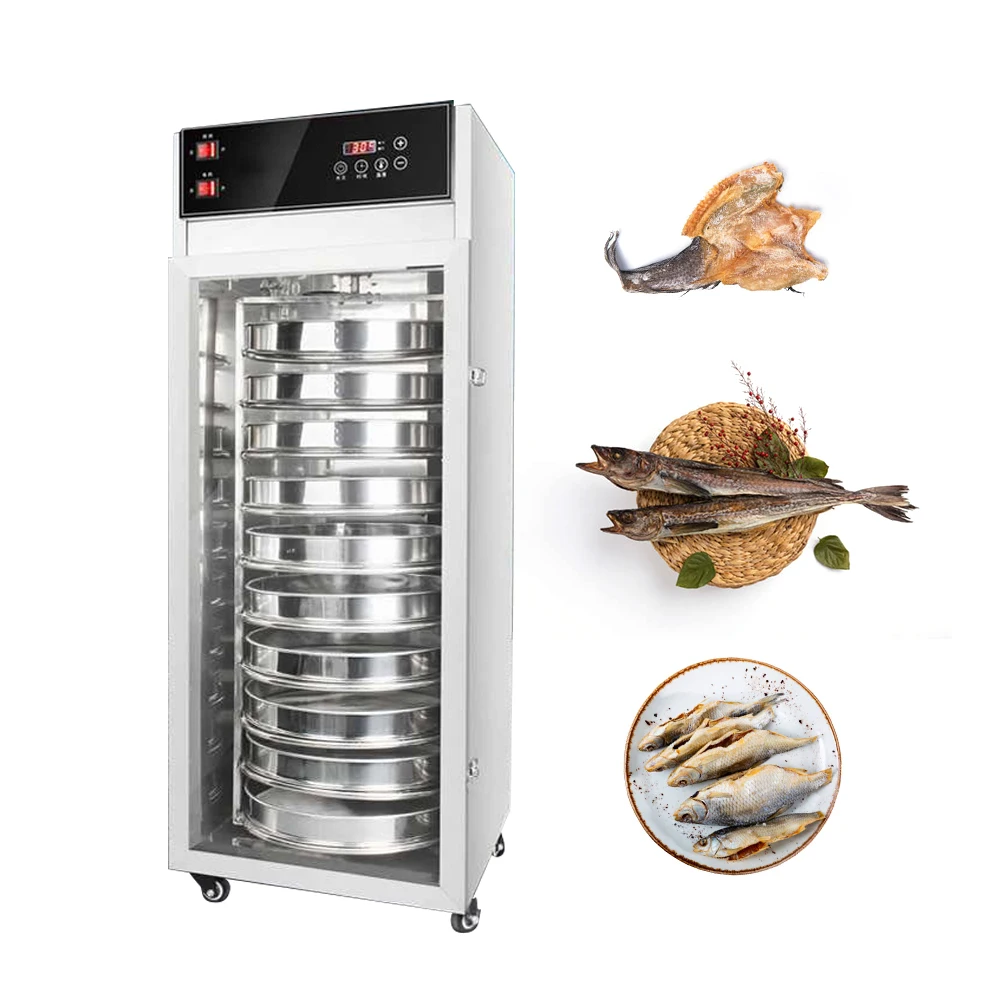 Fruit Food Dry Machine Commercial Industrial Vegetable Dehydrator Overheat Protection 1500W Meat Fish Drying Machine