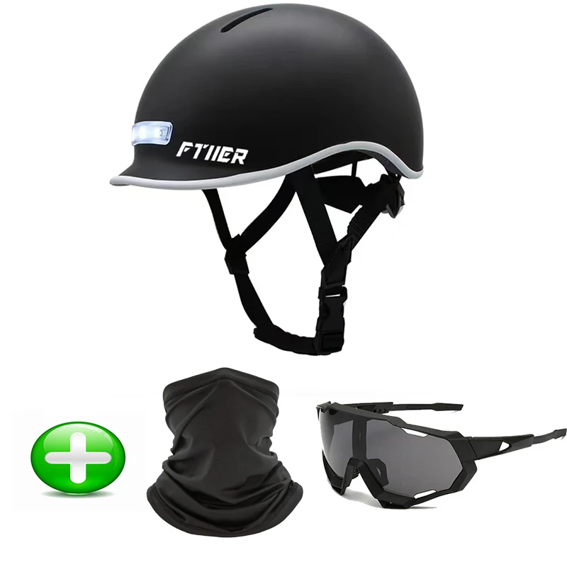 Mountain MTB Road Bike Lighting Helmet Night Riding Warning Light Helmet Can Replace the LOGO Cycling Accessories