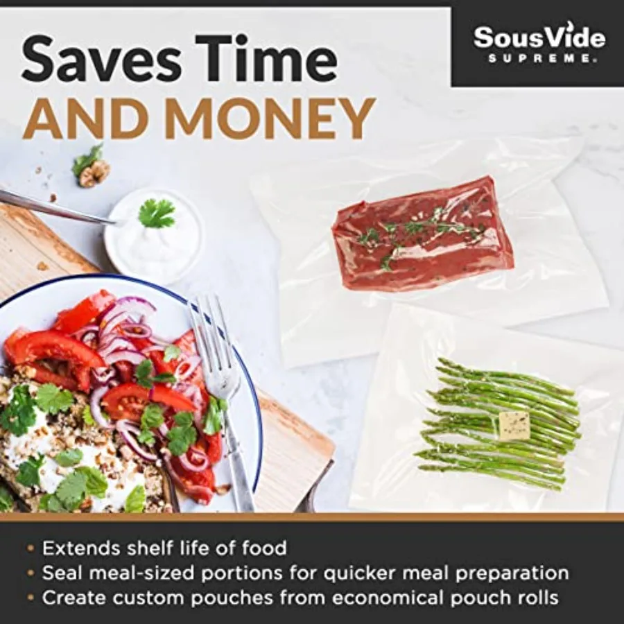 真空シーラー VS007 食品保存機 スー・ヴィッド調理に最適 簡単操作 乾物・湿物モード シールのみ機能 カスタム作成可能