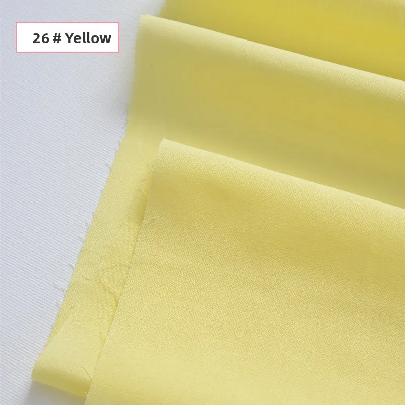Soft 100% Cotton Lining Fabric By The Meter for Children's Clothing Hanfu Dresses Sewing Summer Skin-friendly Cloth Plain Thin - view 5