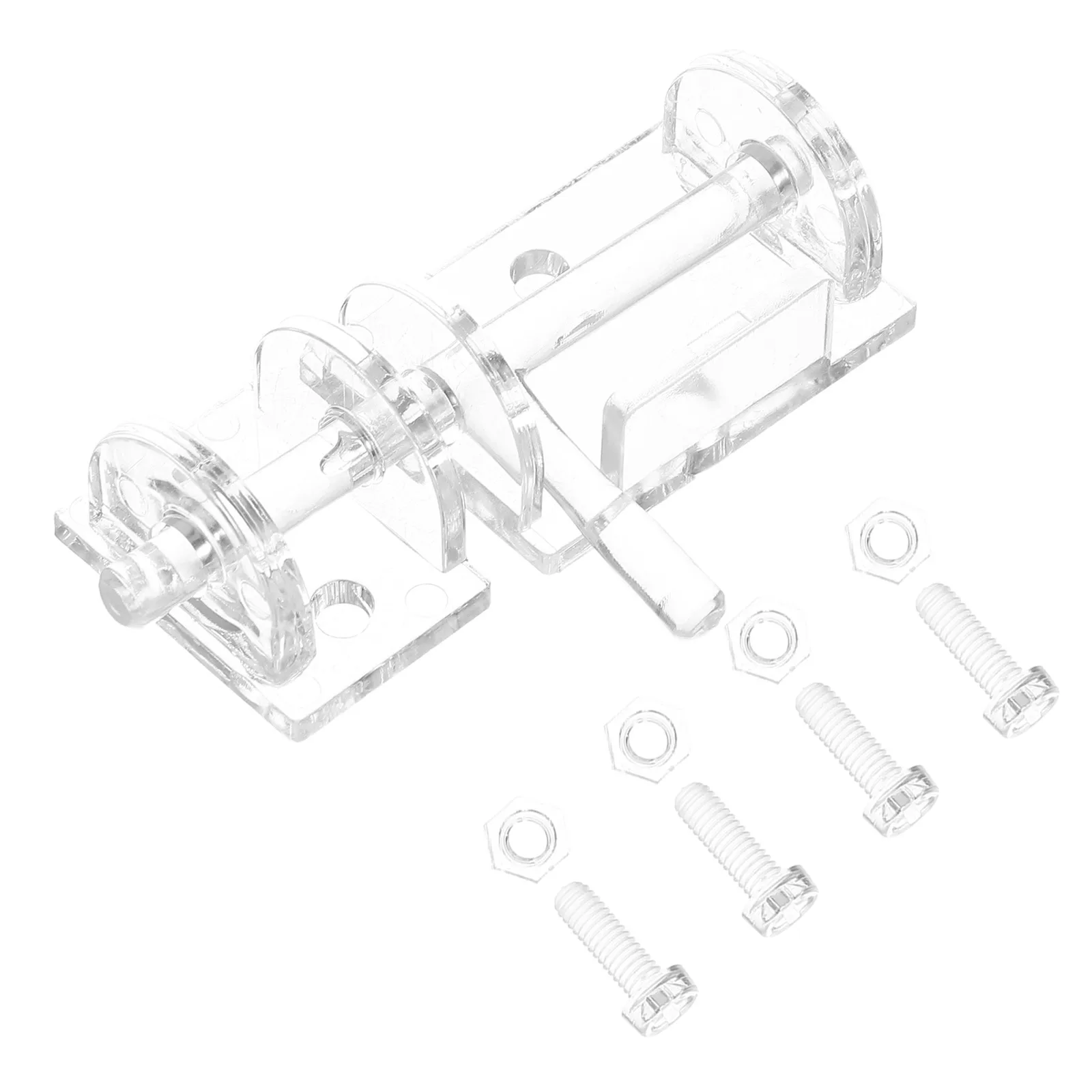 

Transparent Door Bolt Clear Mini Hasp Latch Buckle Acrylic Barn Locks for Bathroom