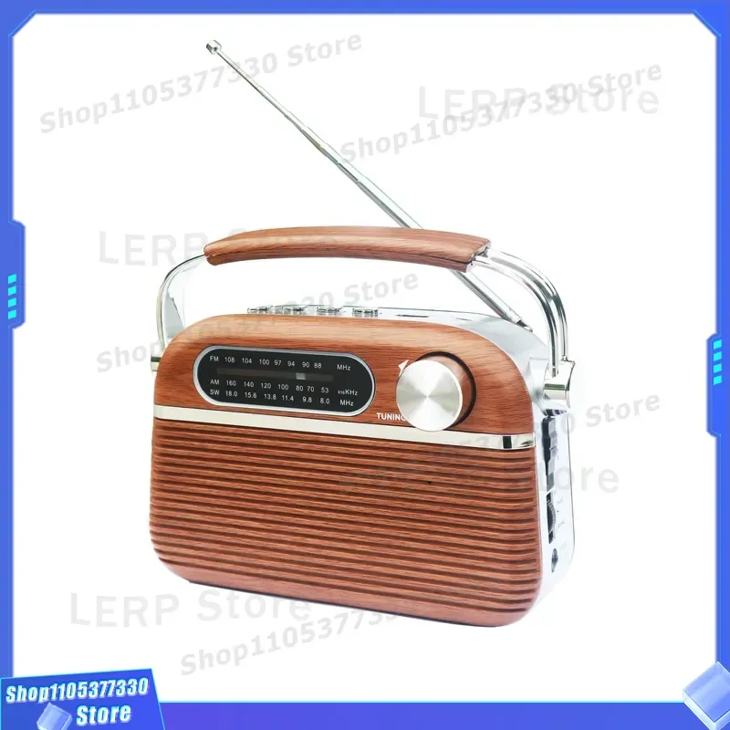 Portable Multi Band Home Radio AM FM SW Receiver with MP3 Player and Built in Speakers for Outdoor Travel Listening Enjoyment