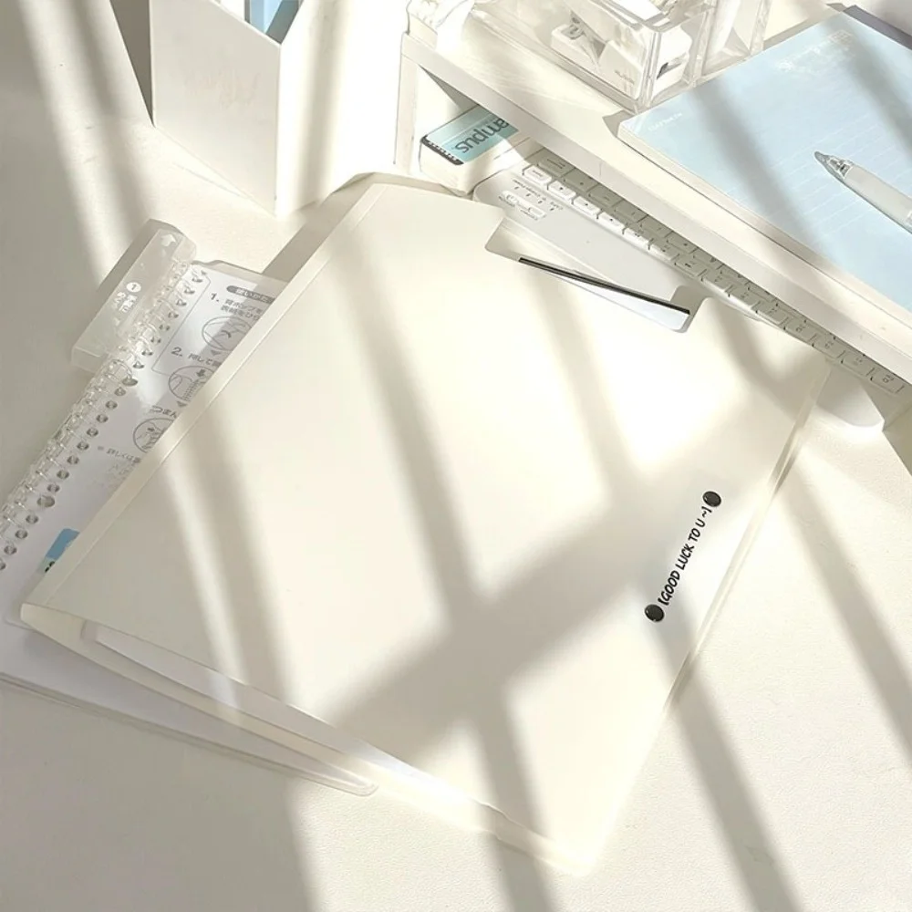 Durable Multi Functional A4 File Folder Large Capacity Double Clips Clipboard Writing Pad School Supplies