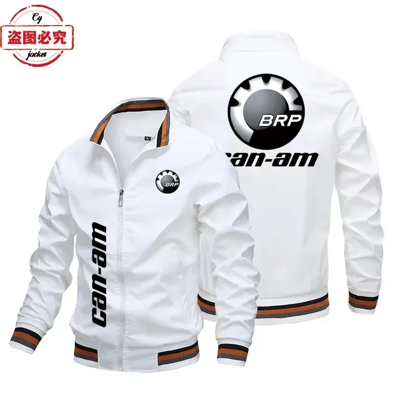 

Гоночный костюм европейского размера CAN-AM, мотоциклетная куртка с логотипом, свободный топ с длинными рукавами, кардиган, куртка, групповой велосипедный костюм