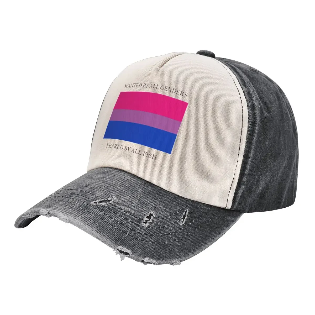 Wanted by All Genders, Feared by All Fish Baseball Cap Snap Back Hat fashionable Caps For Women Men's