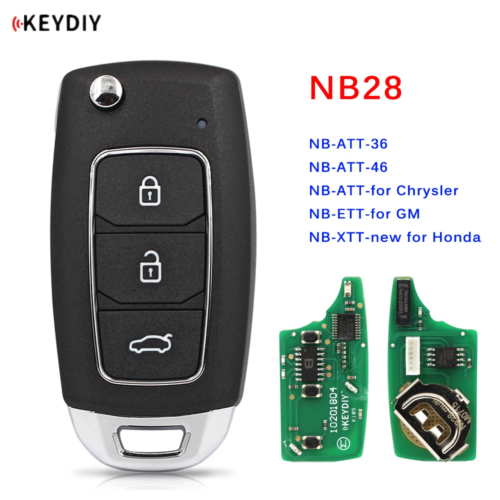 

KEYDIY 3 Button Multi-functional Remote Control NB28 NB Series Universal for KD900 URG200 KD-X2 all functions in one